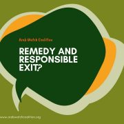 The Remedy and Responsible Exit Campaign is Set to Go!