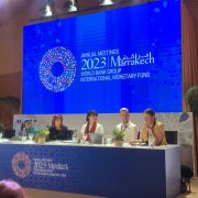 تقرير: مشاركة تحالف آراب ووتش في منتدى سياسات المجتمع المدني خلال الاجتماعات السنوية لمجموعة البنك الدولي وصندوق النقد الدولي 2023